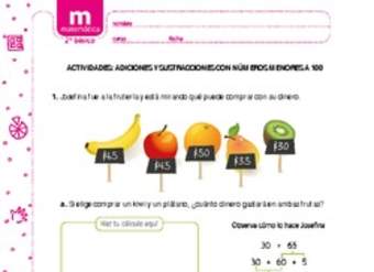 Adiciones y sustracciones con números menores a 100 (III) Adiciones y sustracciones con números menores a 100 (III)