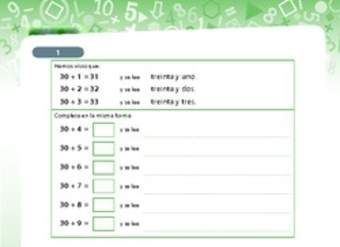 Escribir números, agrupar y sumar Escribir números, agrupar y sumar