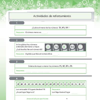 Ejercicios variados Ejercicios variados
