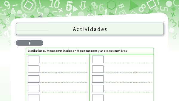 Escritura y adición de números naturales menores a 100 Escritura y adición de números naturales menores a 100