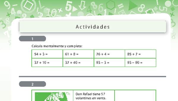 Problemas de adición y sustracción