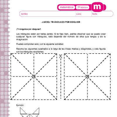 Triángulos por doquier Triángulos por doquier