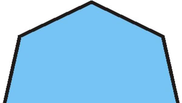 Imagen de un heptágono Imagen de un heptágono