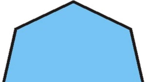 Imagen de un heptágono Imagen de un heptágono