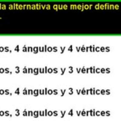 Características que mejor definen un triángulo Características que mejor definen un triángulo
