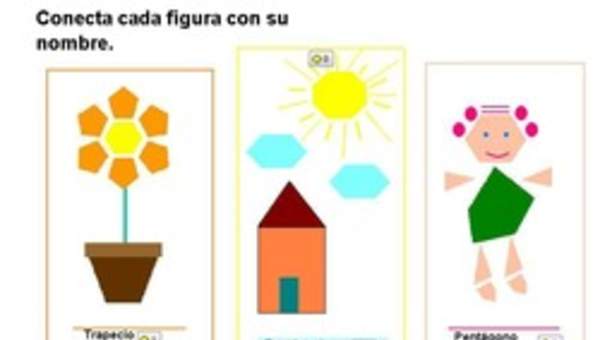 Relacionar figuras 2D con su nombre Relacionar figuras 2D con su nombre