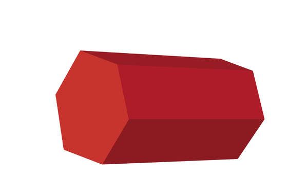 Prisma de base hexagonal Prisma de base hexagonal