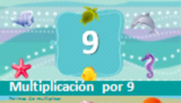 Multiplicación por 9 Multiplicación por 9
