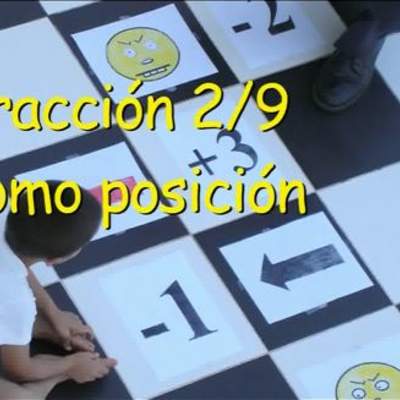 Fracción 2/9 como posición Fracción 2/9 como posición