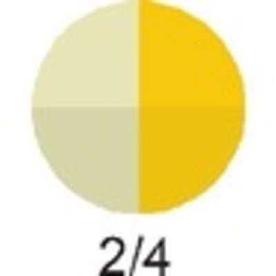 Ejemplo de fracciones con denominador cuatro de forma pictórica y simbólica Ejemplo de fracciones con denominador cuatro de forma pictórica y simbólica