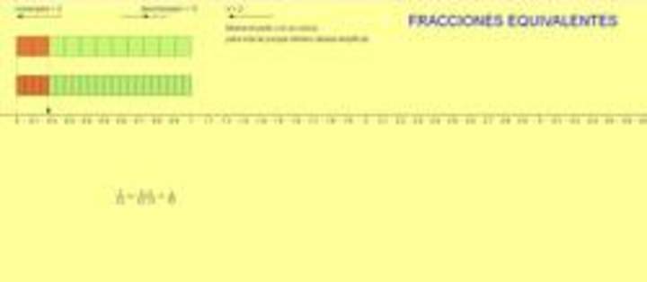 Fracciones equivalentes Fracciones equivalentes