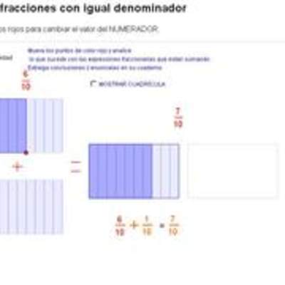 Suma de fracciones Suma de fracciones