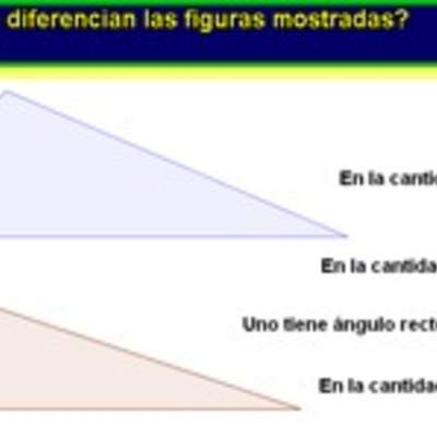 Diferencias entre dos figuras geométricas Diferencias entre dos figuras geométricas