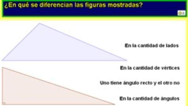 Diferencias entre dos figuras geométricas Diferencias entre dos figuras geométricas