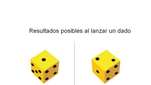 Lanzamiento de un dado Lanzamiento de un dado