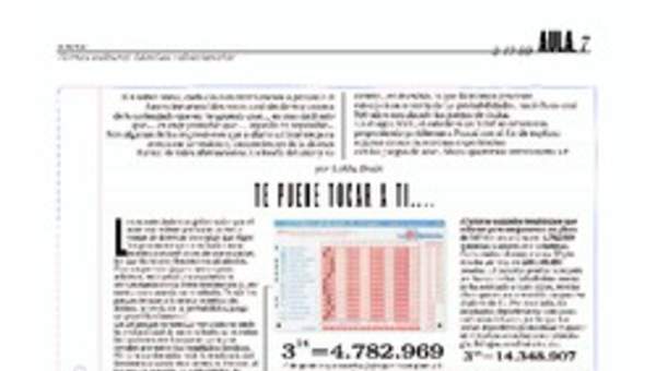 Te puede tocar a ti Te puede tocar a ti