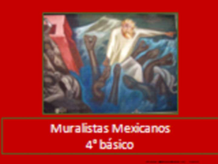 Muralistas mexicanos Muralistas mexicanos