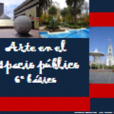 Arte en el espacio público Arte en el espacio público