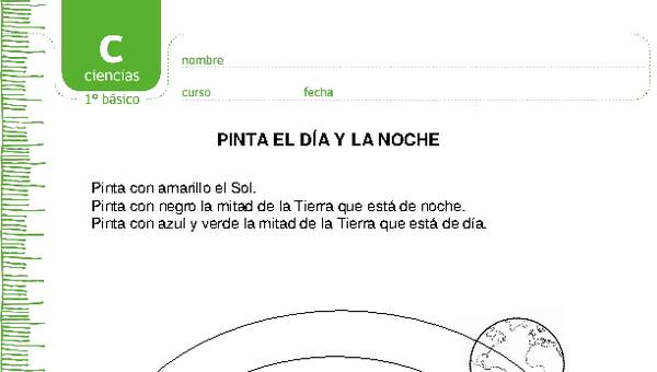Pinta el día y la noche Pinta el día y la noche