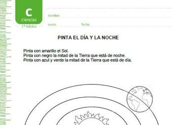 Pinta el día y la noche Pinta el día y la noche