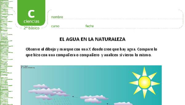 El agua en la naturaleza El agua en la naturaleza
