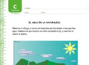 El agua en la naturaleza El agua en la naturaleza