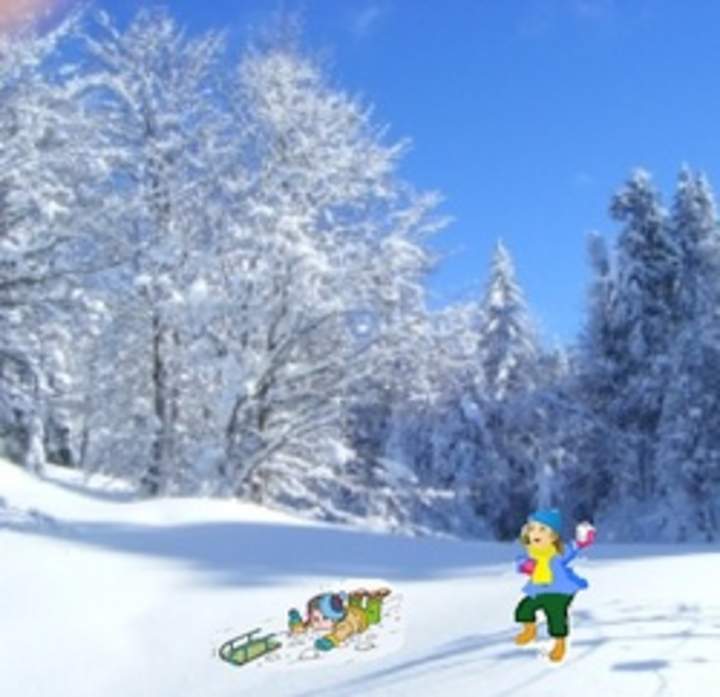 Actividades de invierno en la nieve Actividades de invierno en la nieve