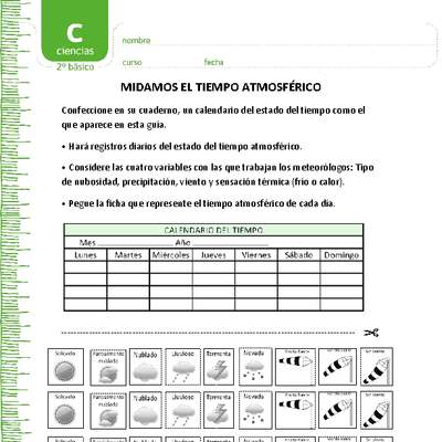 Midamos el tiempo atmosférico
