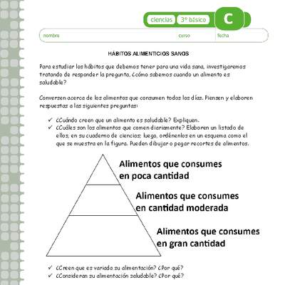 Hábitos alimenticios sanos Hábitos alimenticios sanos