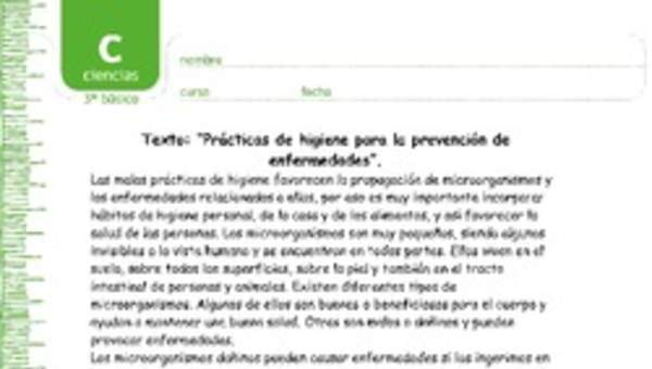 Prácticas de higiene para prevenir enfermedades Prácticas de higiene para prevenir enfermedades