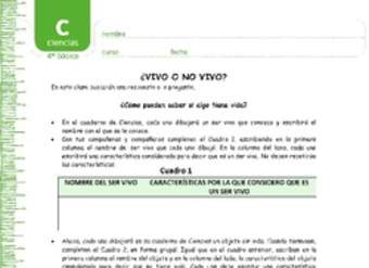 Determinar qué es un ser vivo y que es no vivo Determinar qué es un ser vivo y que es no vivo