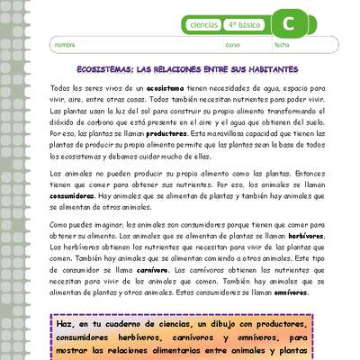 Relaciones en los ecosistemas Relaciones en los ecosistemas