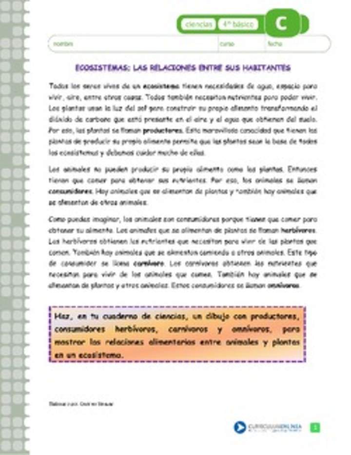 Relaciones en los ecosistemas Relaciones en los ecosistemas