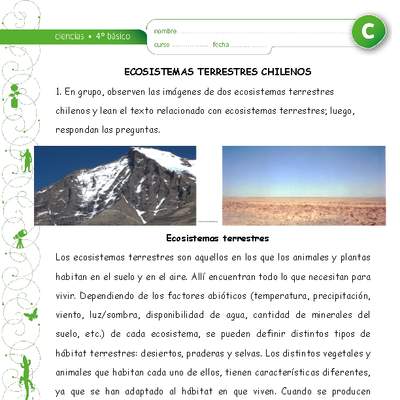 Ecosistemas chilenos Ecosistemas chilenos
