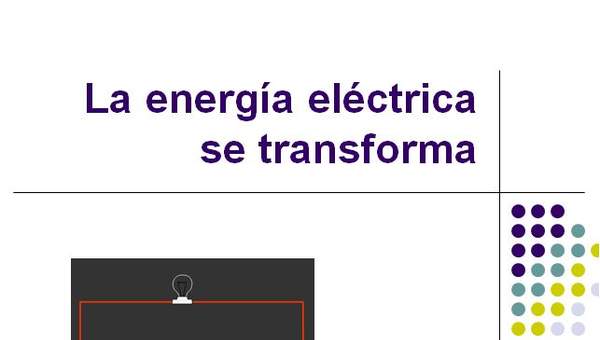 Transferencia de energía eléctrica Transferencia de energía eléctrica