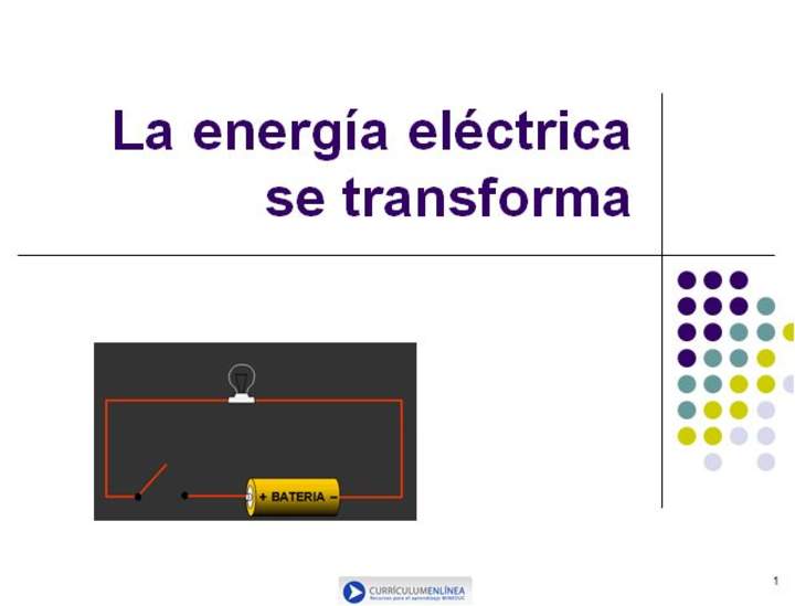 Transferencia de energía eléctrica Transferencia de energía eléctrica