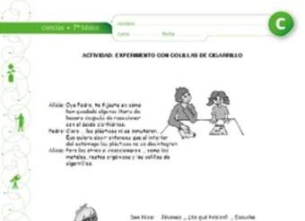 Experimento cigarrillo Experimento cigarrillo