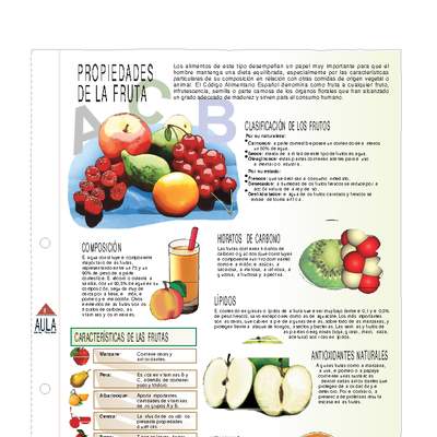 Propiedades de la fruta Propiedades de la fruta
