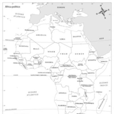 Mapa político de África Mapa político de África