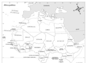 Mapa político de África Mapa político de África
