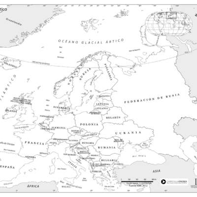 Mapa político de Europa Mapa político de Europa