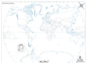 Planisferio político Planisferio político