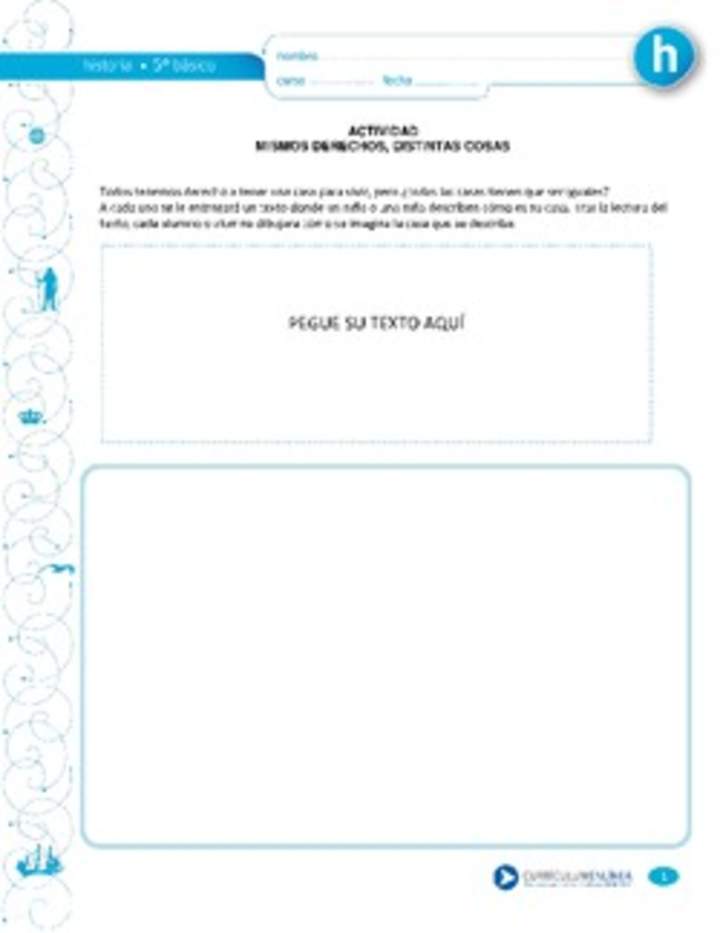 Mismos derechos, mismas cosas Mismos derechos, mismas cosas