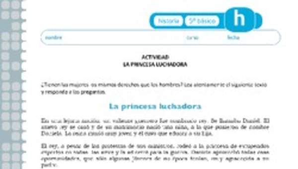 La princesa luchadora La princesa luchadora