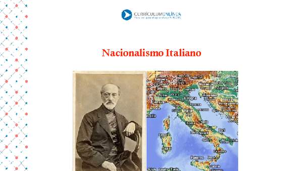 Nacionalismo italiano Nacionalismo italiano