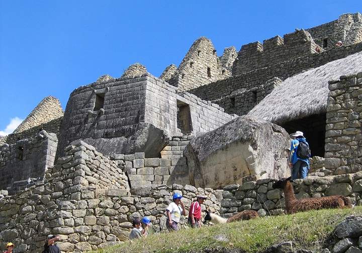 Templo del sol Machu Picchu Templo del sol Machu Picchu