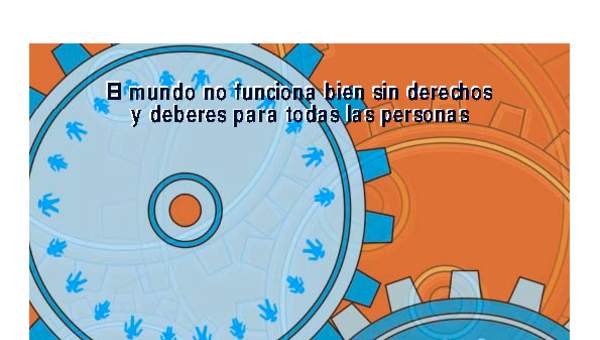 Necesidad de los derechos y deberes Necesidad de los derechos y deberes
