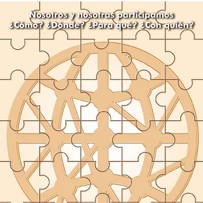 Nosotros y nosotras participamos ¿cómo? ¿dónde? ¿para qué? ¿con qué? Nosotros y nosotras participamos ¿cómo? ¿dónde? ¿para qué? ¿con qué?
