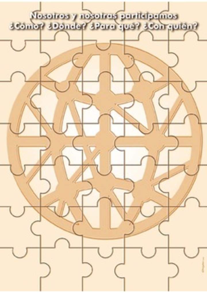 Nosotros y nosotras participamos ¿cómo? ¿dónde? ¿para qué? ¿con qué? Nosotros y nosotras participamos ¿cómo? ¿dónde? ¿para qué? ¿con qué?
