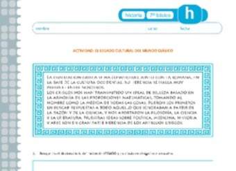 El legado cultural del Mundo Clásico El legado cultural del Mundo Clásico